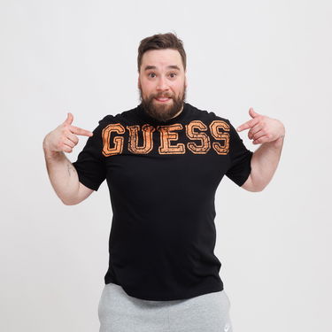 Тениска GUESS Guess Bugler T-Shirt Черно | Z5GI15I3Z14-JBLK, 2