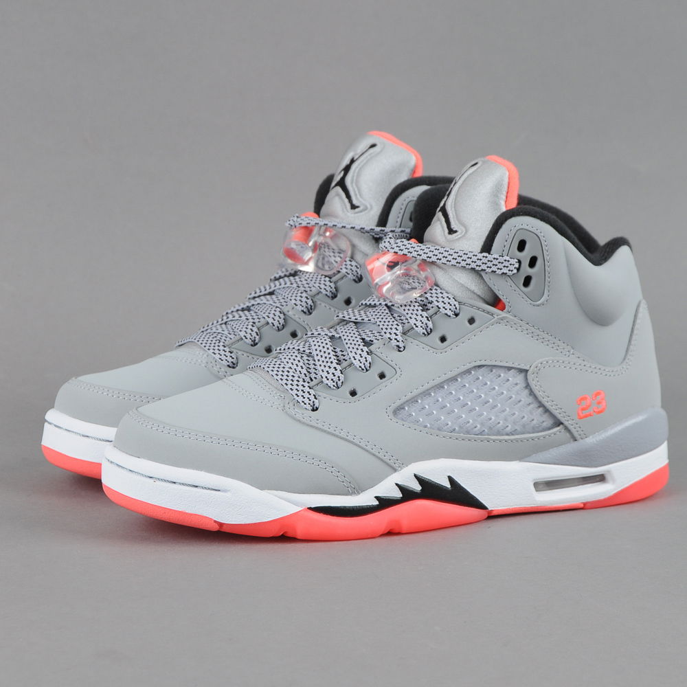 Кецове и обувки Jordan Jordan 5 Retro ''Hot Lava'' GG Сиво | 440892-018, 1