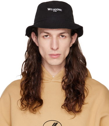 Шапка We11done Washed Bucket Hat Черно | WD-AH3-22-420-U-BK, 0