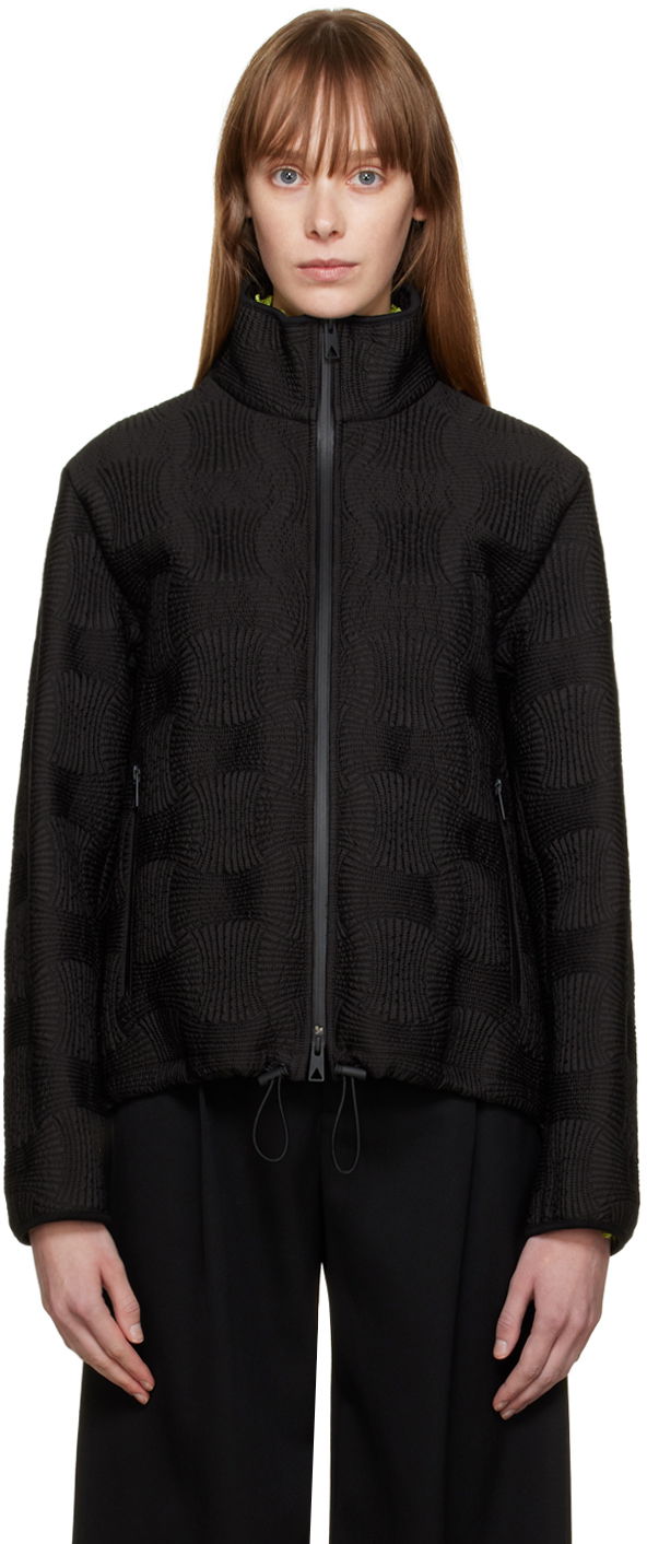 Пухо яке Bottega Veneta Quilted Mock Neck Jacket Черно | 711897 VKV50, 0