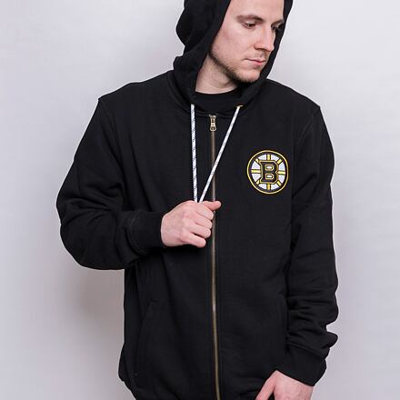 Суитчър '47 Brand NHL Boston Bruins Back Check Morris Full Zip Hood Jet Black Черно | HH001PEMBCM545515JK, 0