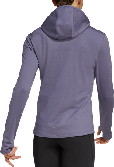 Суитчър adidas Originals Own the Run Hooded Running Top Лилаво | jw9652, 1