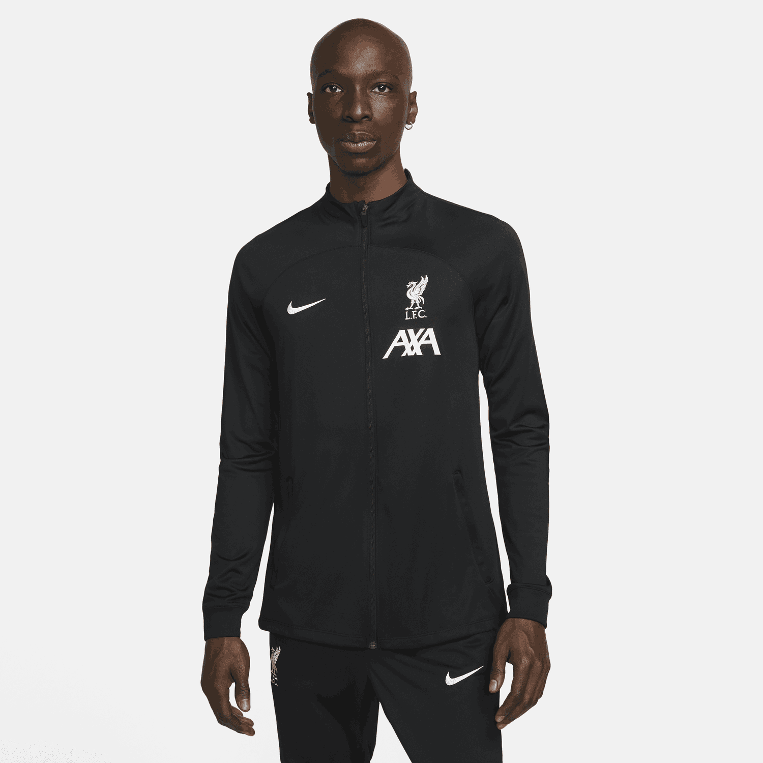 Яке Nike Liverpool F.C. Strike Dri-FIT Knit Football Tracksuit Jacket Черно | DX3477-014, 0