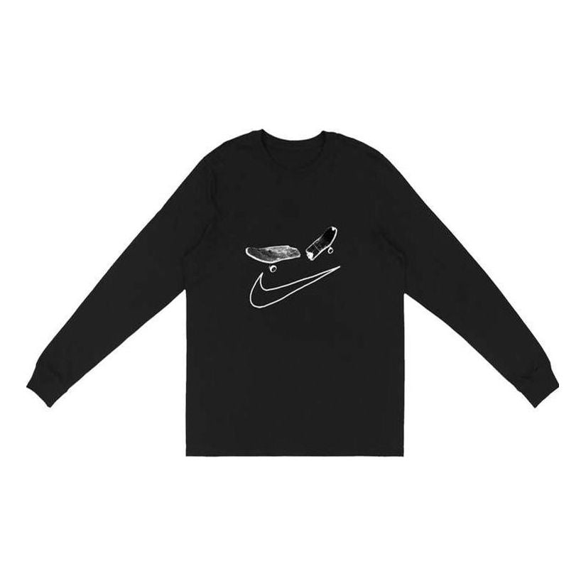 Тениска Cactus Jack by Travis Scott Travis Scott Cactus Jack x Nike Skateboard Long Sleeve T-Shirt Черно | TC-13, 0