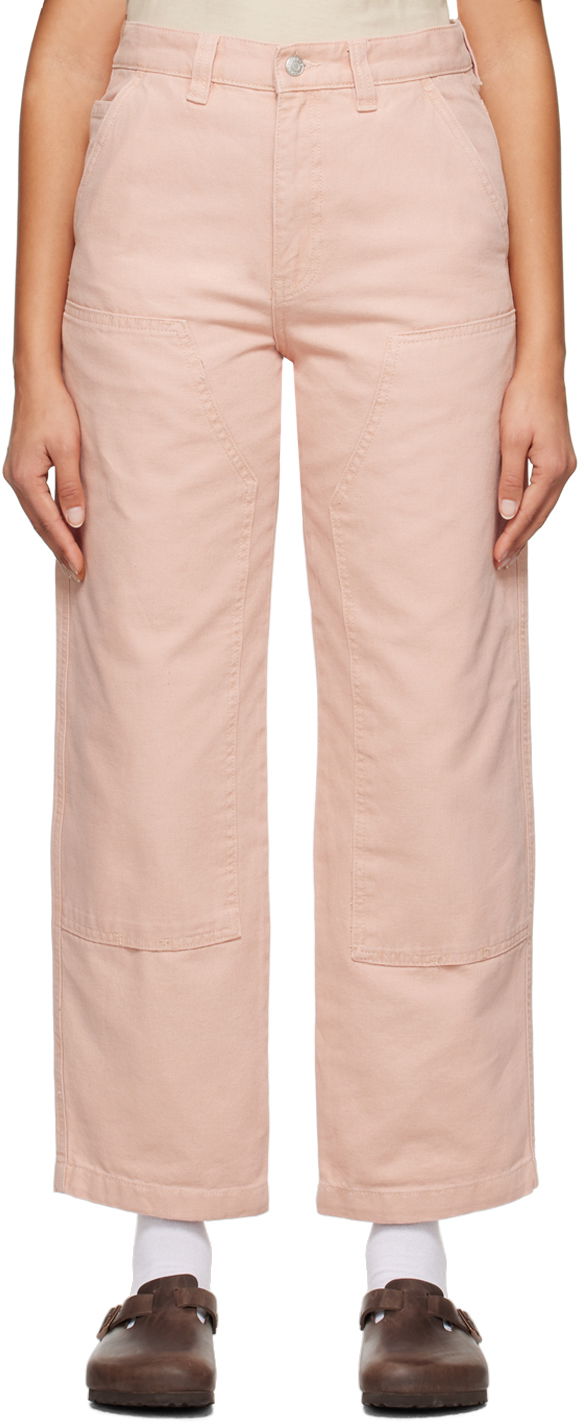 Панталони Stüssy Work Trousers Розово | 116496, 0
