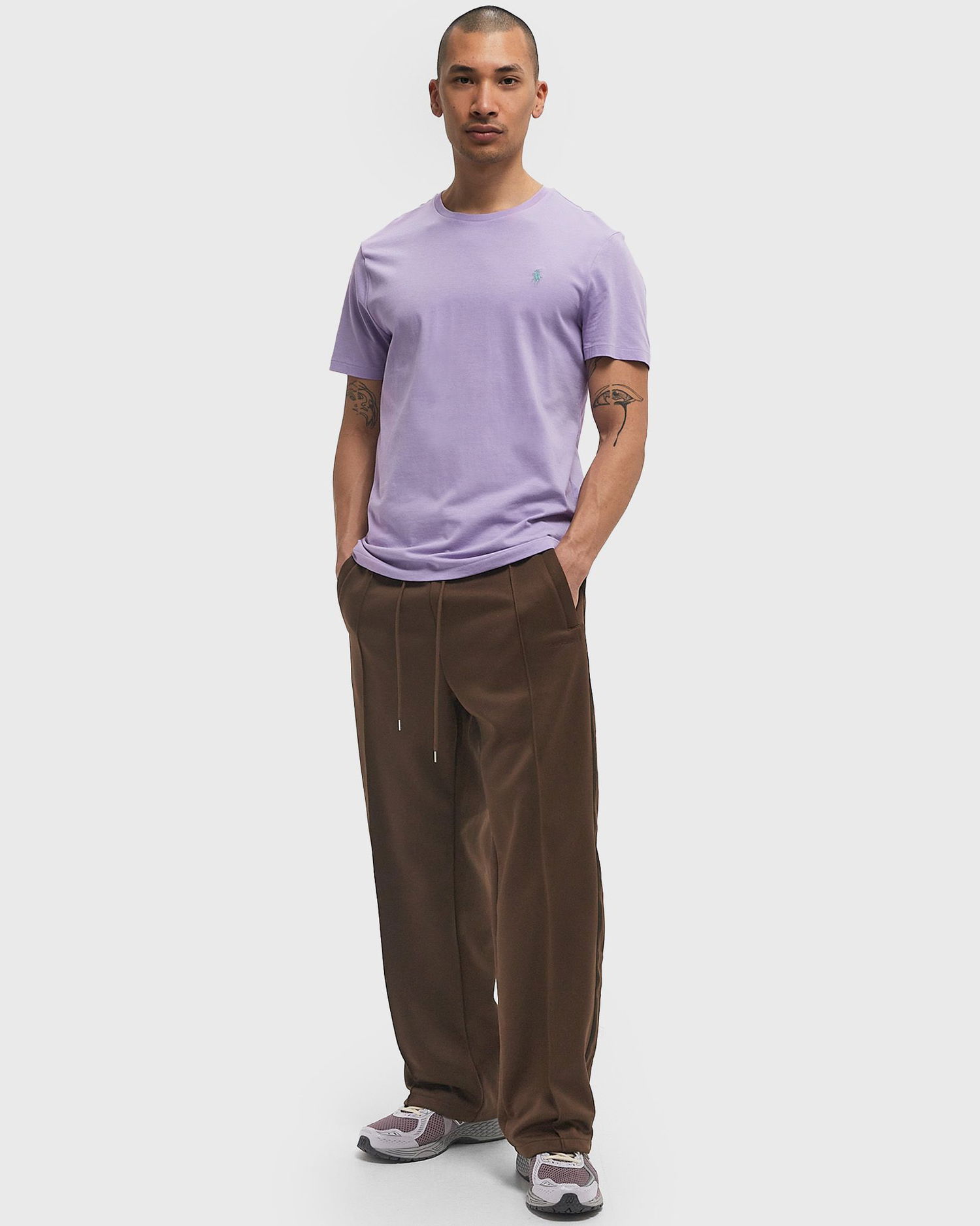 Тениска Polo by Ralph Lauren Ralph Lauren Custom Slim Fit T-Shirt XXL Лилаво | 710671438416, 1