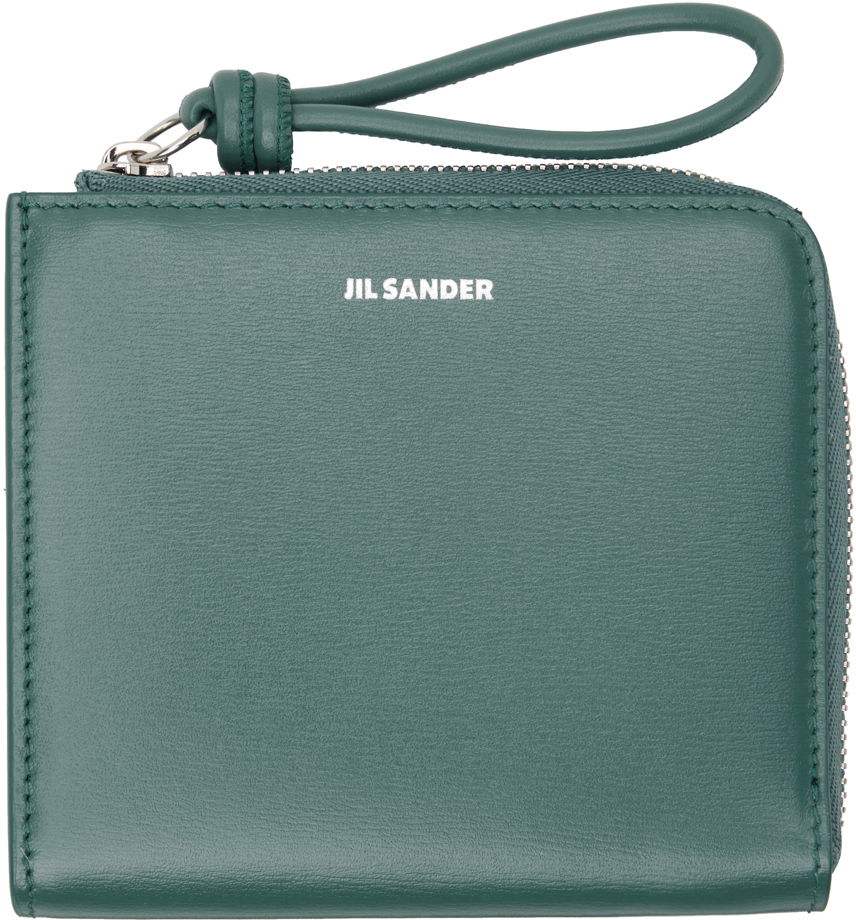 Портфейл Jil Sander Green Giro Wallet Зелено | J07VL0004_P5354, 0