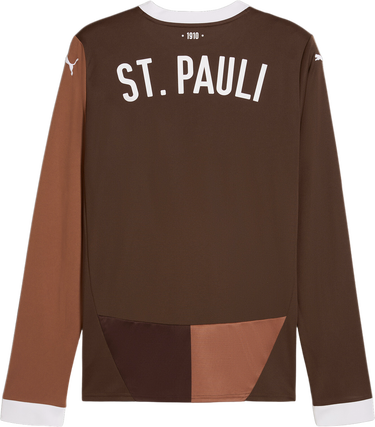 Фланелка Puma FCSP Home Jersey LS 2024/25 by Puma Кафяво | 778639-01, 1