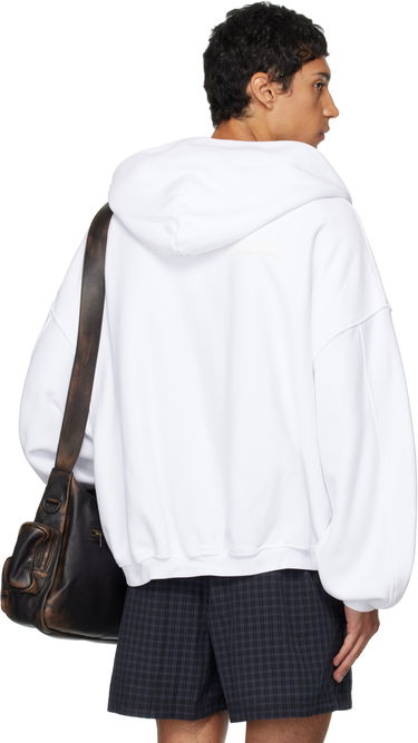 Суитчър Alexander Wang Alexander Wang Zip Hoodie Бяло | UCC3252065, 2