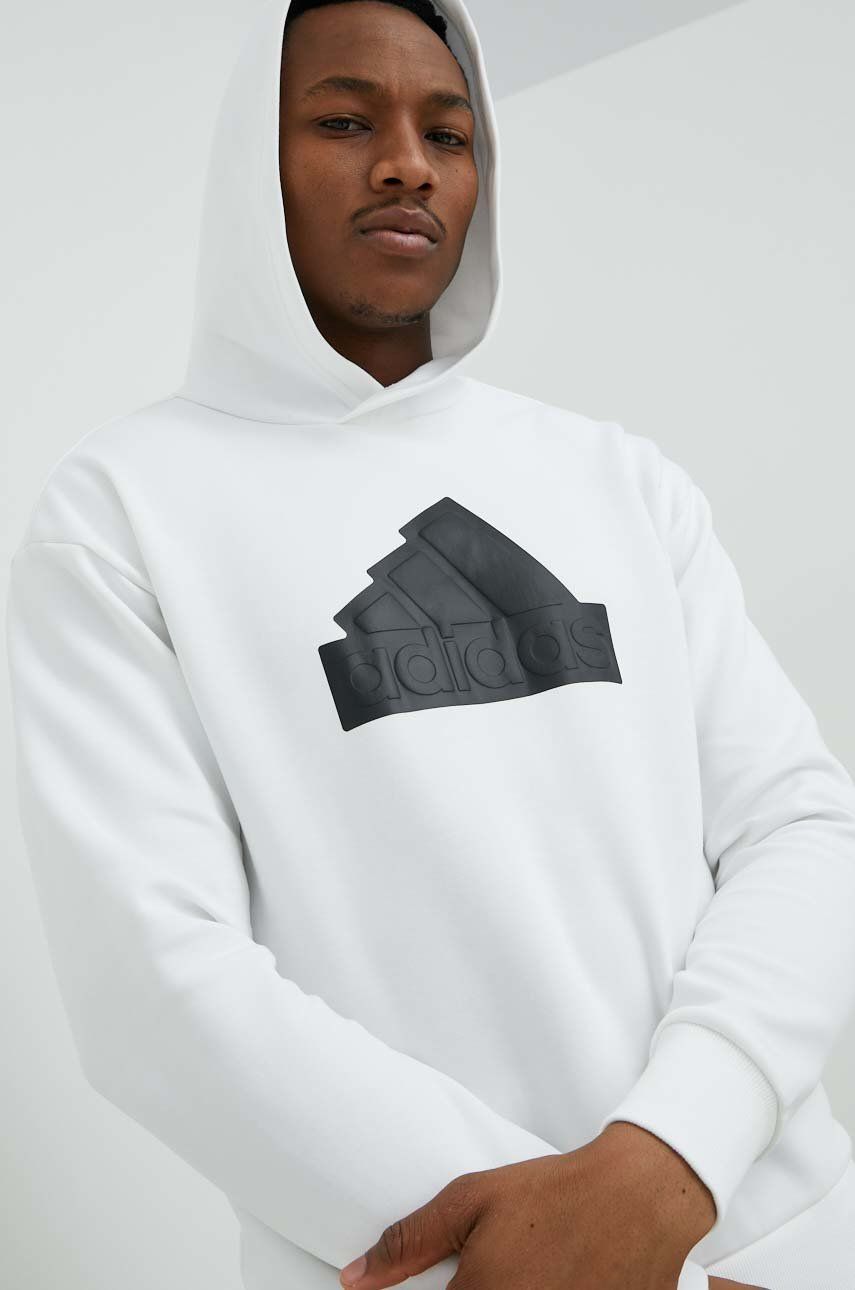 Суитчър adidas Originals Future Icons Badge of Sport Hoodie Бяло | IC3746, 0