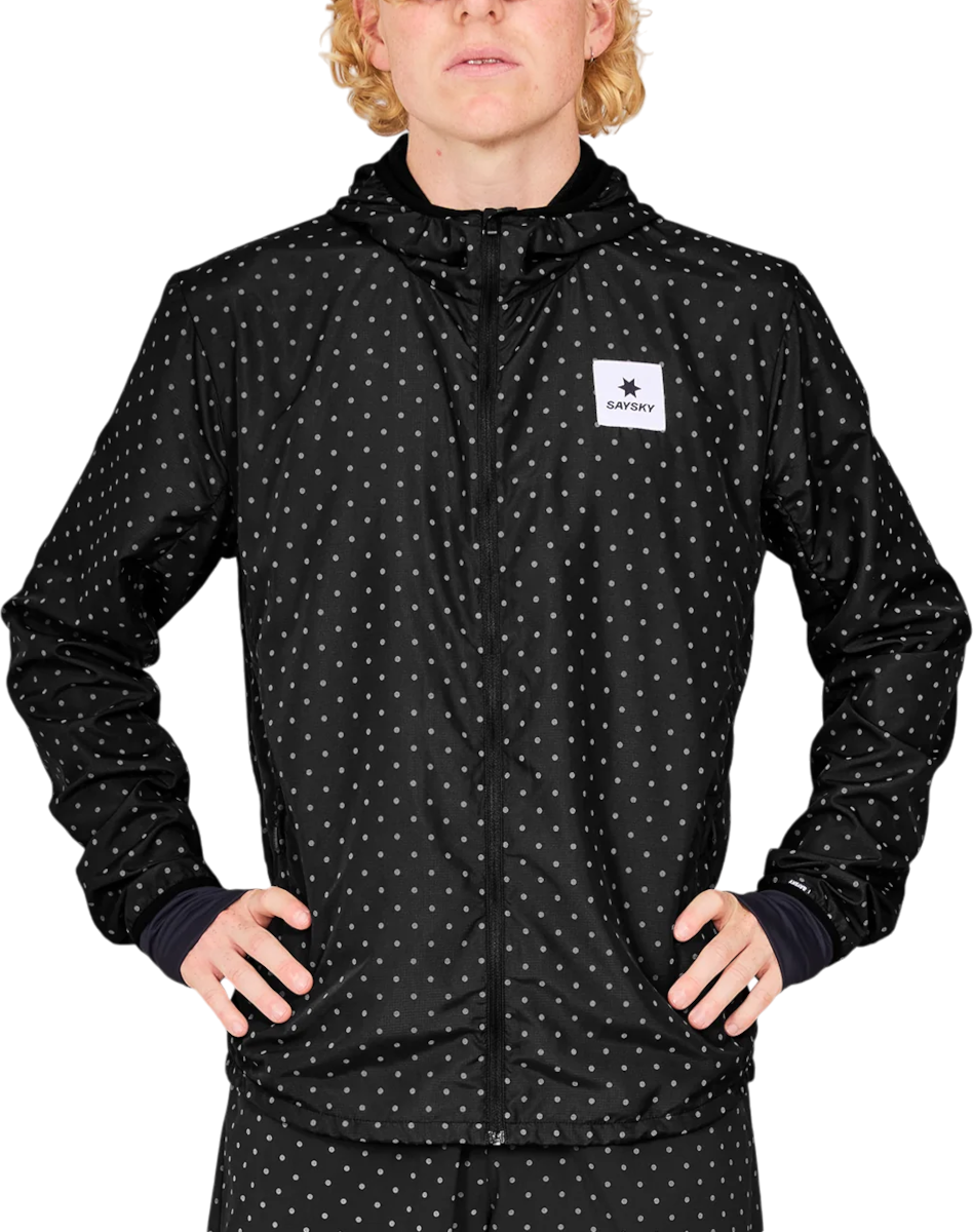 Ветровка Saysky Saysky Reflective Polka Blaze Hooded Jacket Черно | mmrja02c1018, 0