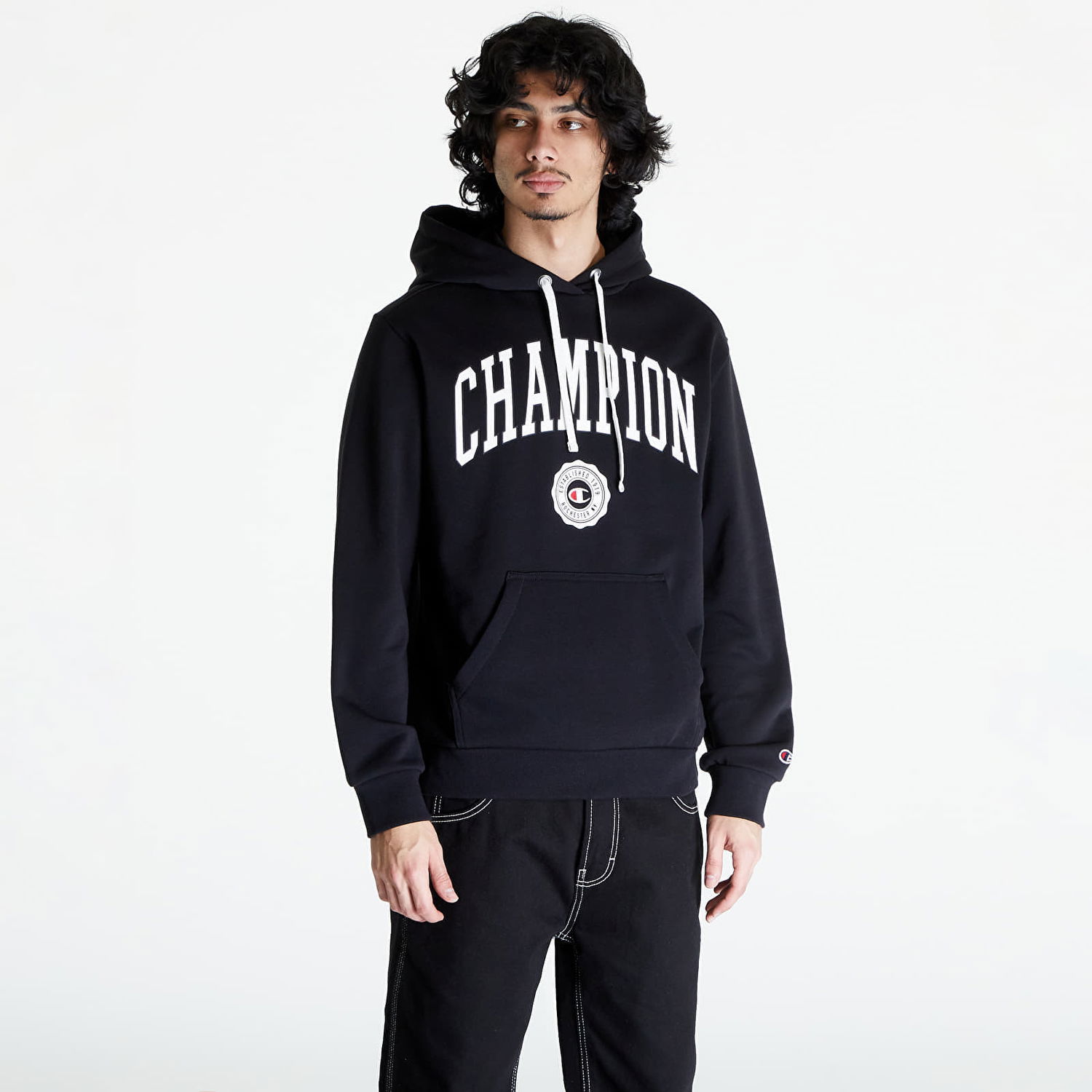 Суитчър Champion Hooded Sweatshirt Black Черно | 219830 CHA KK001, 0