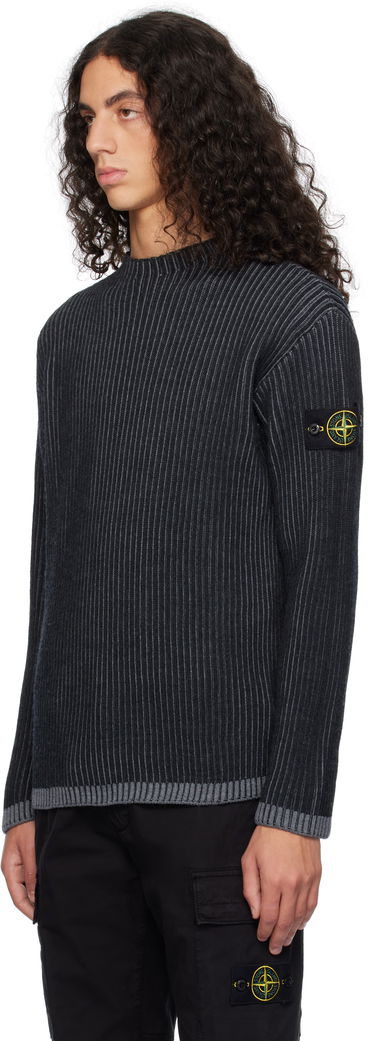 Пуловер Stone Island Vanisé Full Rib RWS Wool Sweater by Stone Island Черно | 8115532C1, 3