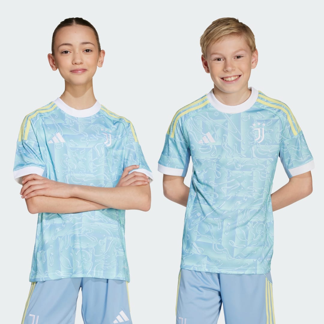 Фланелка adidas Performance Juventus 25/26 Away Jerseys Kids Тюркоазено | JN5236, 0