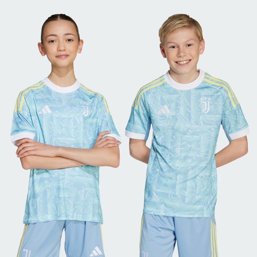 Фланелка adidas Performance Juventus 25/26 Away Jerseys Kids Тюркоазено | JN5236