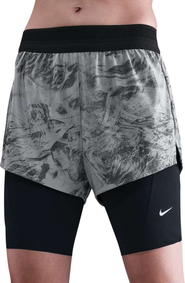 Swift 2in1 Abstract Pattern Running Shorts