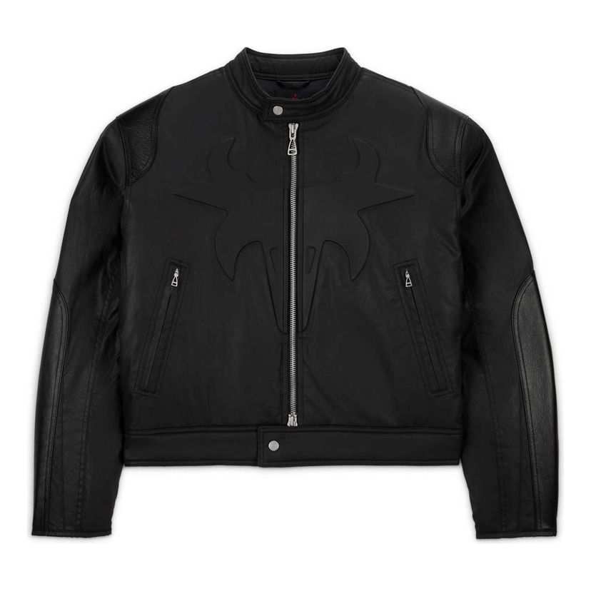 Яке бомбър Jordan Travis Scott Waxed Jacket Черно | DZ5475-010