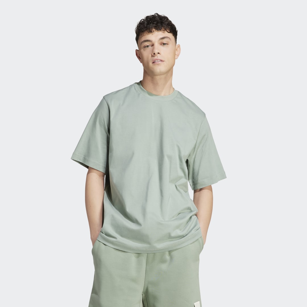 Тениска adidas Originals Lounge Tee Зелено | IC4105, 1