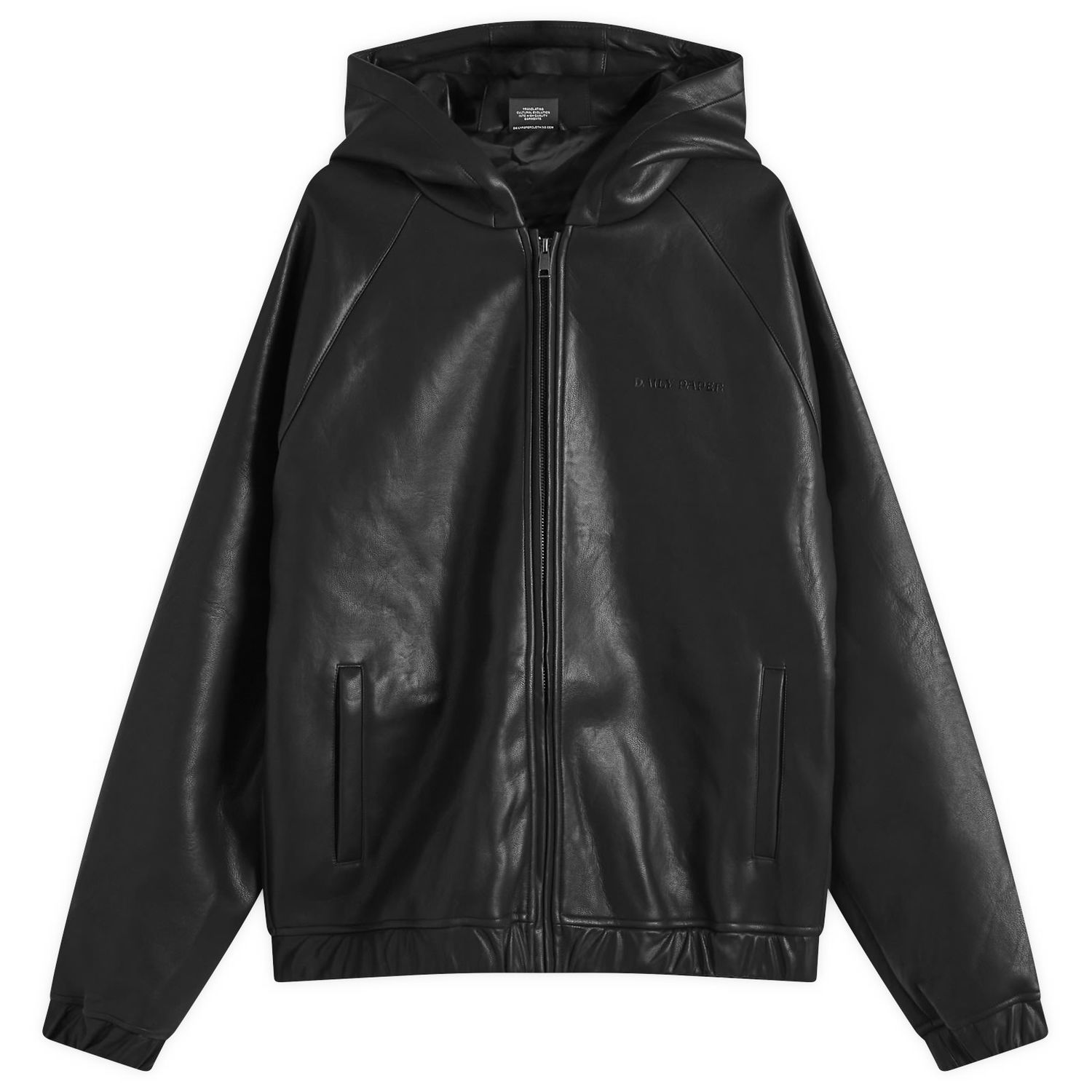 Яке бомбър DAILY PAPER Daily Paper PU Scuba Jacket Черно | 2511019, 0