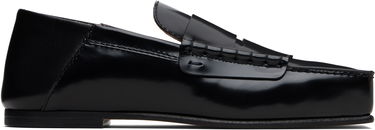 Кецове и обувки Jacquemus La Casa 'The Carré' Polished Leather Penny Loafers Черно | 24HFOW00147AC18A03, 0