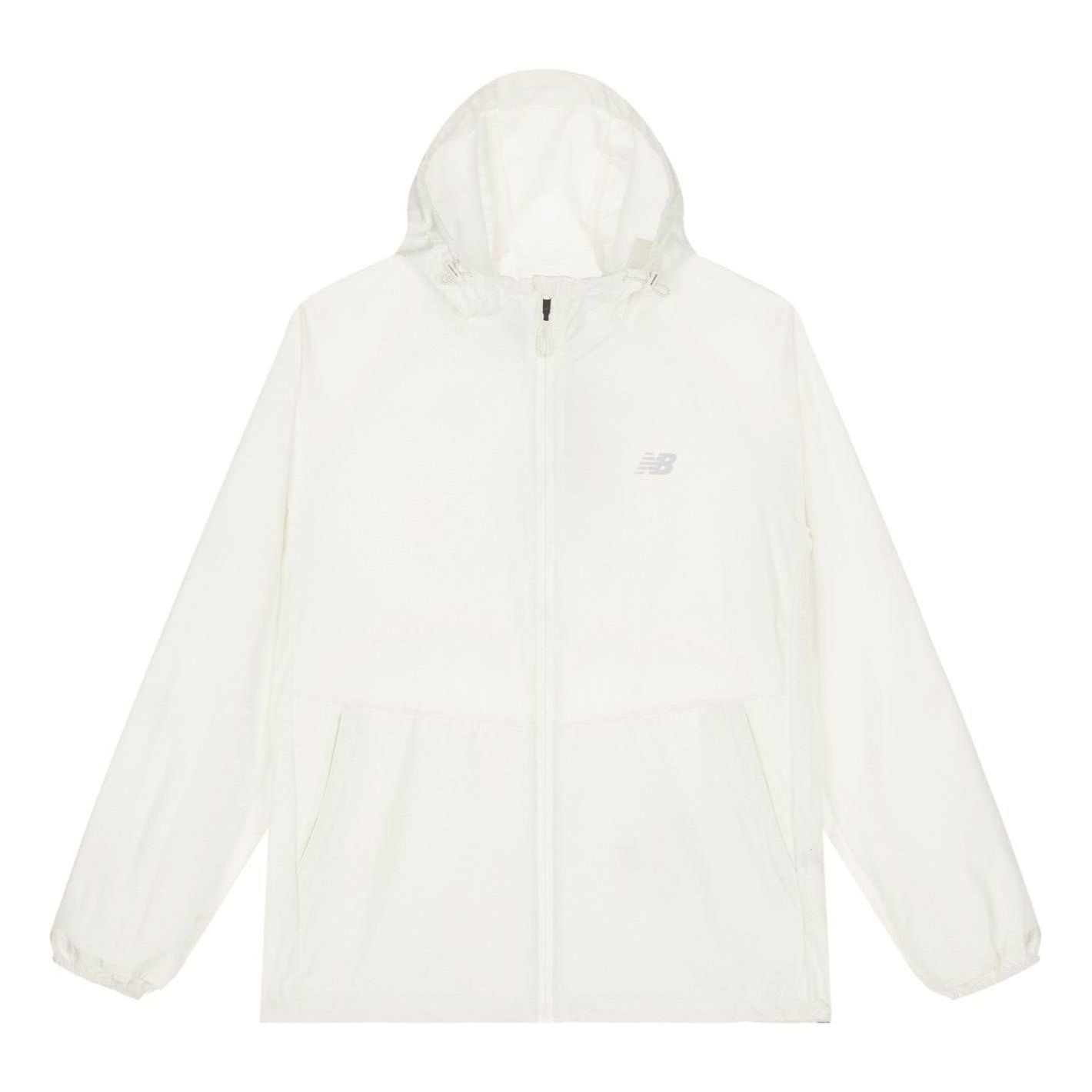 Ветровка New Balance Hooded Jacket Бяло | NAE24101-WT, 0