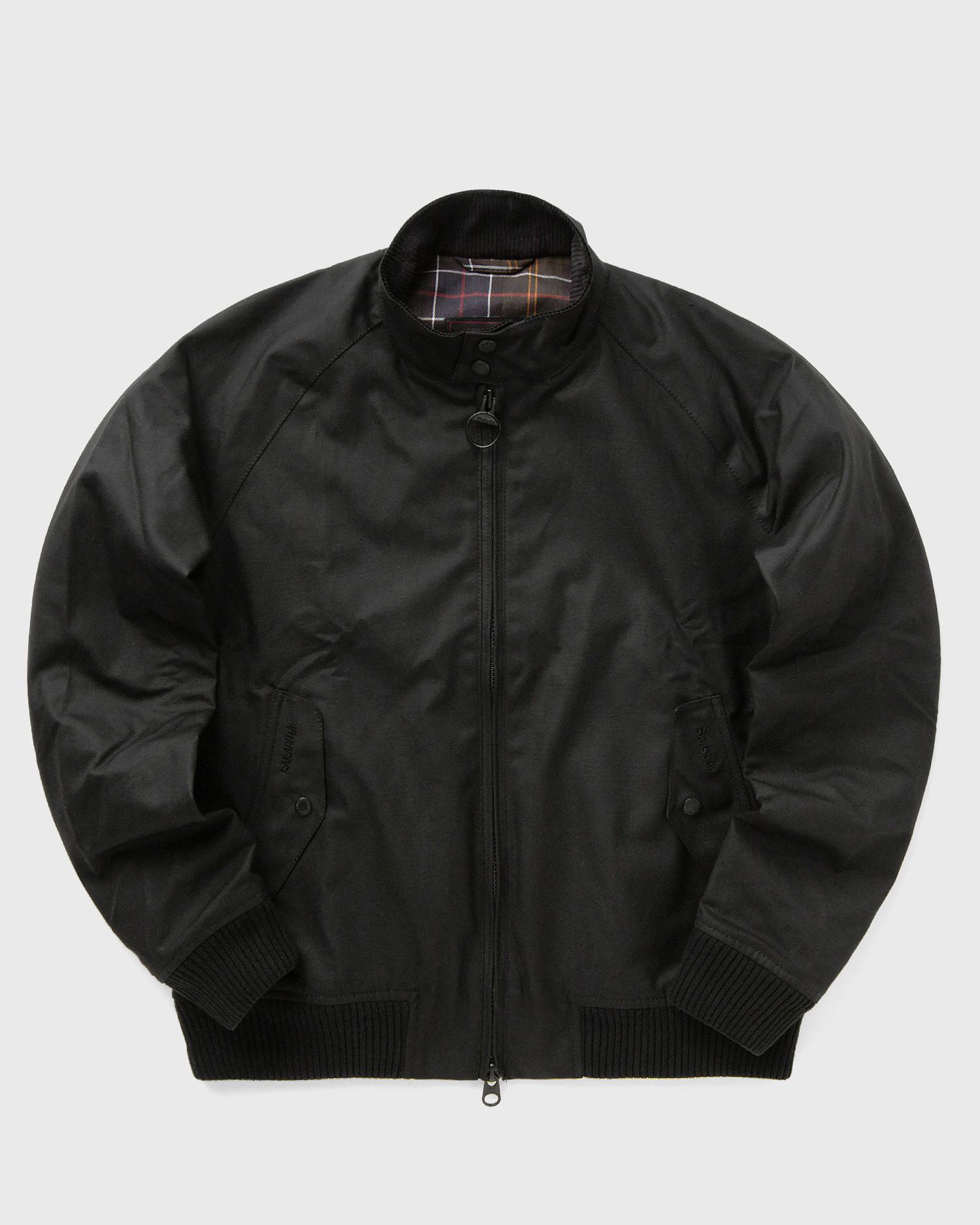 Яке бомбър Barbour Porton Wax Bomber Jacket Черно | MWX2237BK11, 0