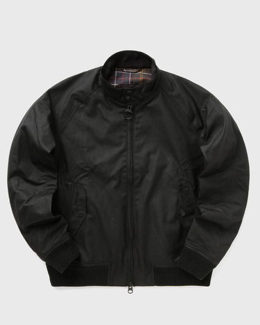 Яке бомбър Barbour Porton Wax Bomber Jacket Черно | MWX2237BK11, 0