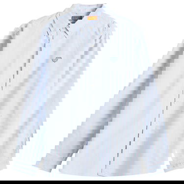 Риза Human Made Human Made Striped Oxford Shirt 'The Future Is In The Past' 'Dry Alls' Синьо | HM30SH006-BLU, 1