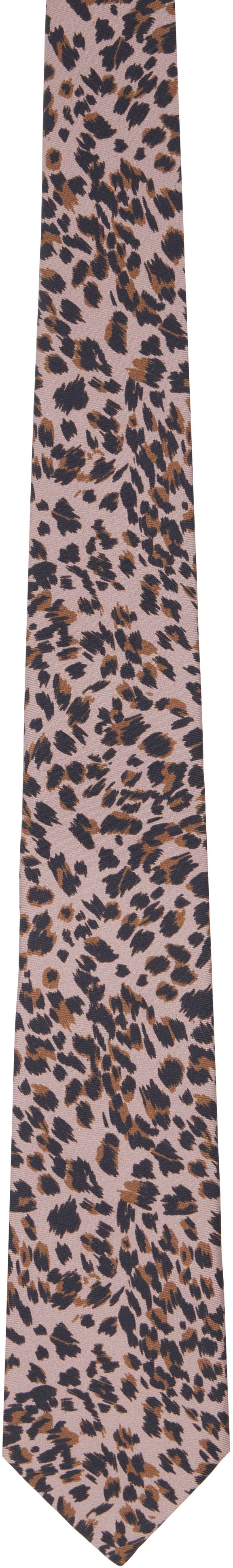 Шал Paul Smith Paul Smith Leopard Print Silk Tie Розово | M1A-0TIE-PT377-23, 0