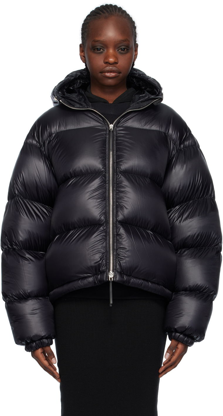 Пухо яке Jil Sander Hooded Down Jacket Черно | J40AF0131_J70122, 0