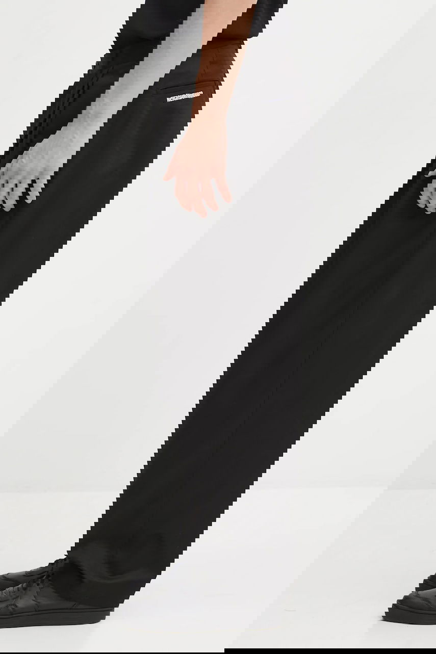 Панталони Neighborhood TWO TUCK Trousers Черно | 252ZANH.PTM06, 1