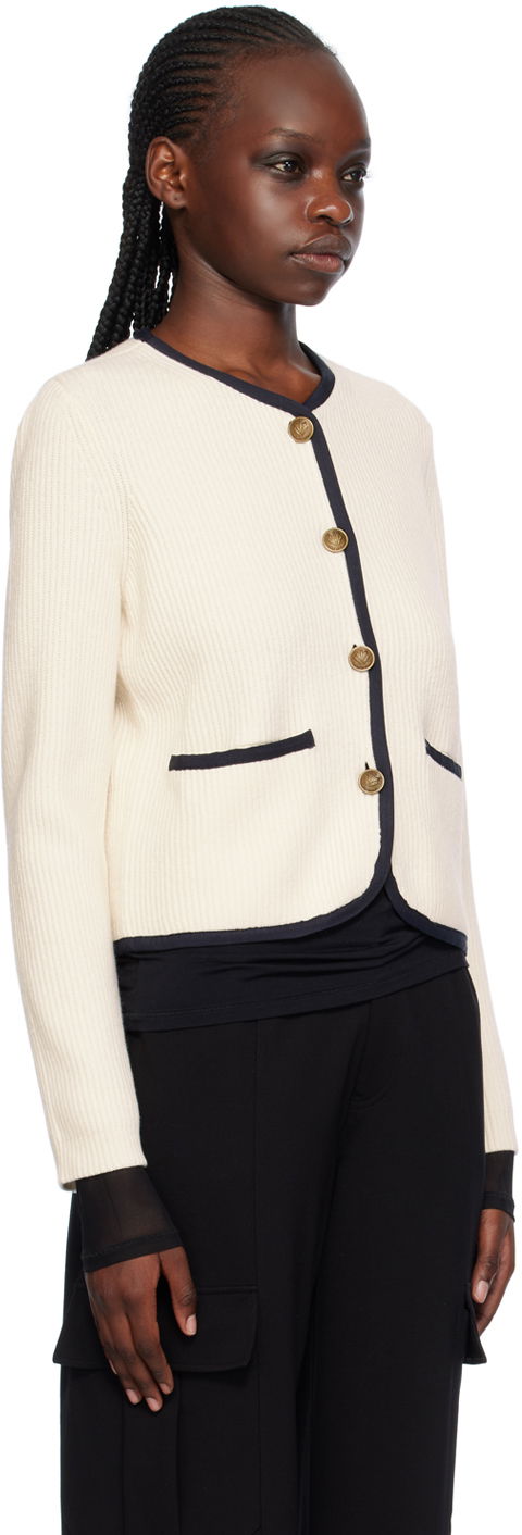 Пуловер rag & bone Rag & Bone Women's Nancy Buttoned Cardigan Бяло | WAS23H034US34, 1