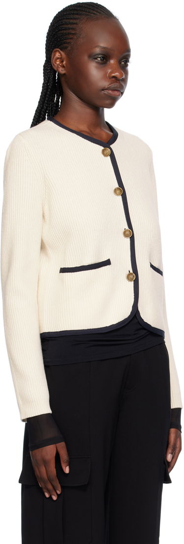 Пуловер rag & bone Rag & Bone Women's Nancy Buttoned Cardigan Бяло | WAS23H034US34, 1