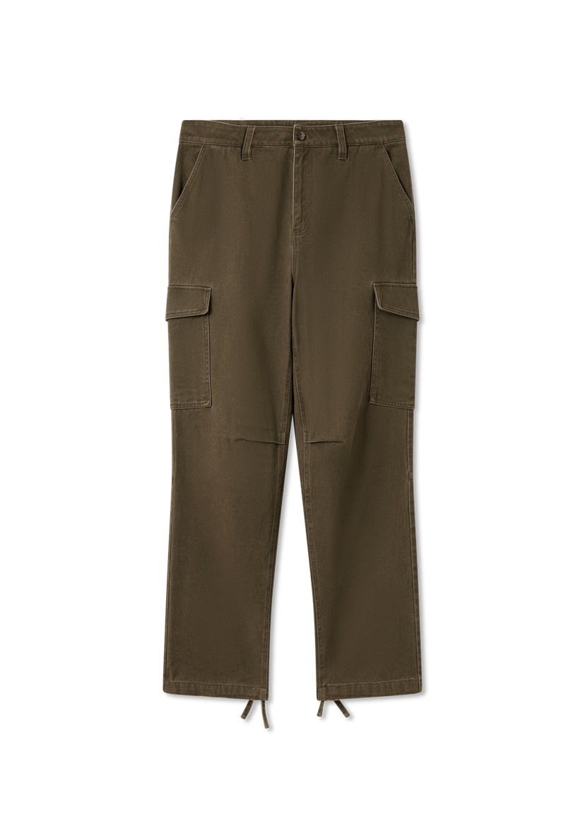 Карго панталони AXEL ARIGATO Abbot Cargo Trousers with Drawstring Hems Зелено | A3309002