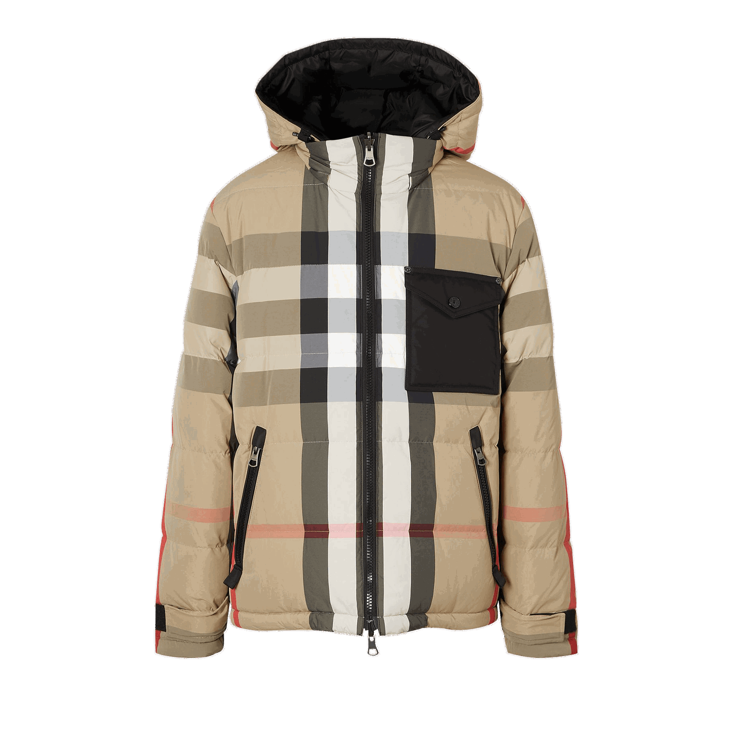 Пухо яке Burberry Reversible Check Puffer Jacket Бежово | 8033115, 0