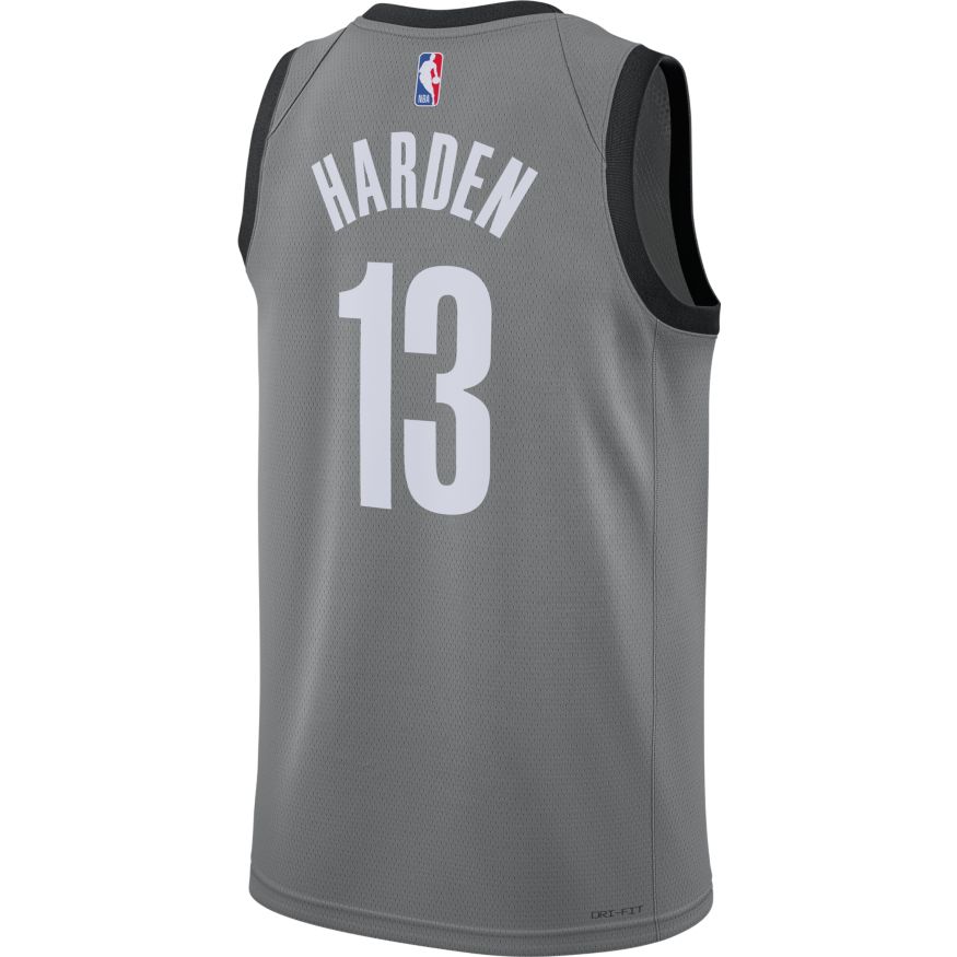 Фланелка Jordan James Harden Brooklyn Nets Statement Edition 2020 Swingman Jersey Сиво | CV9469-002, 1