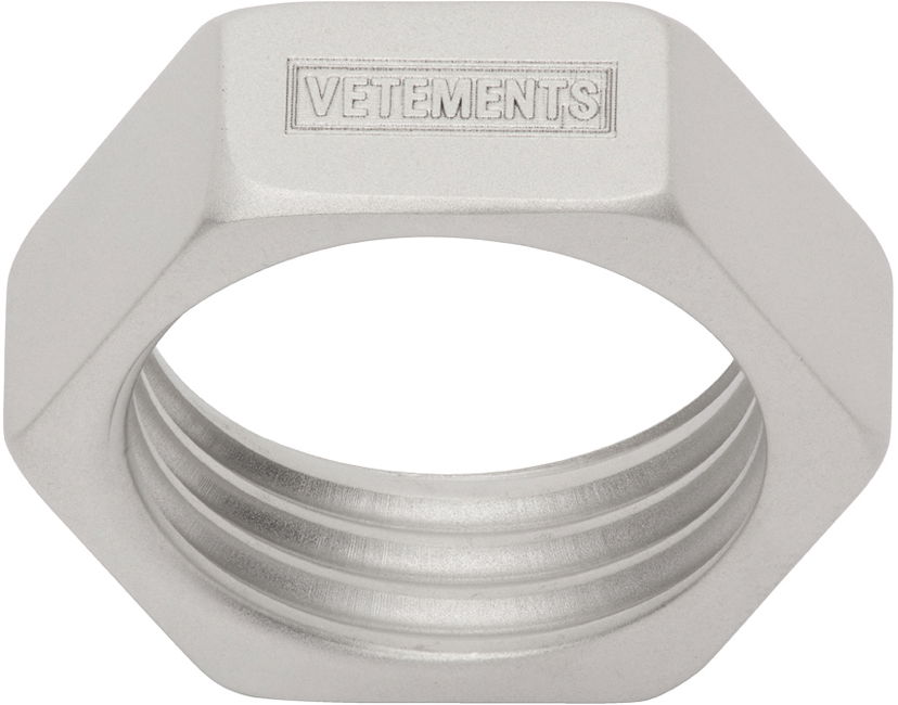 Пръстен VETEMENTS Thin Nut Ring Сиво | UE64RI300S