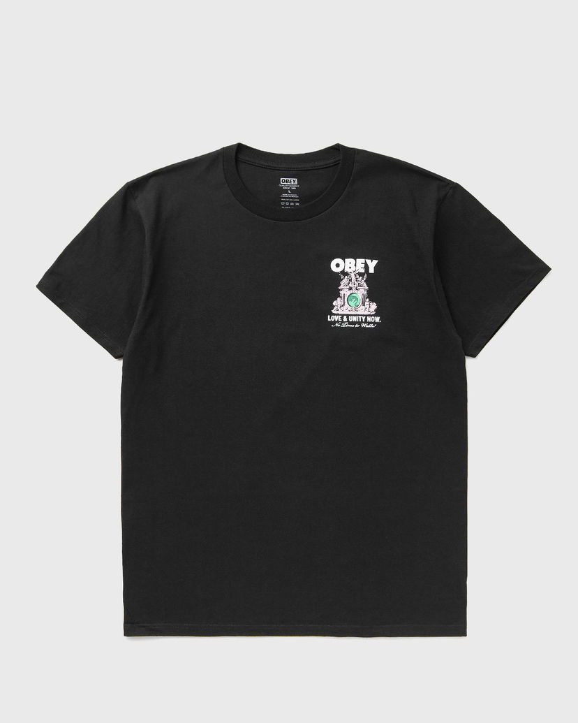 Тениска OBEY Love & Unity Now T-Shirt Черно | 165264103-BLK