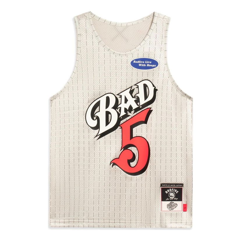 Потник Li-Ning Mitchell & Ness BadFive Graphic Basketball Jersey Бяло | AAYT047-7