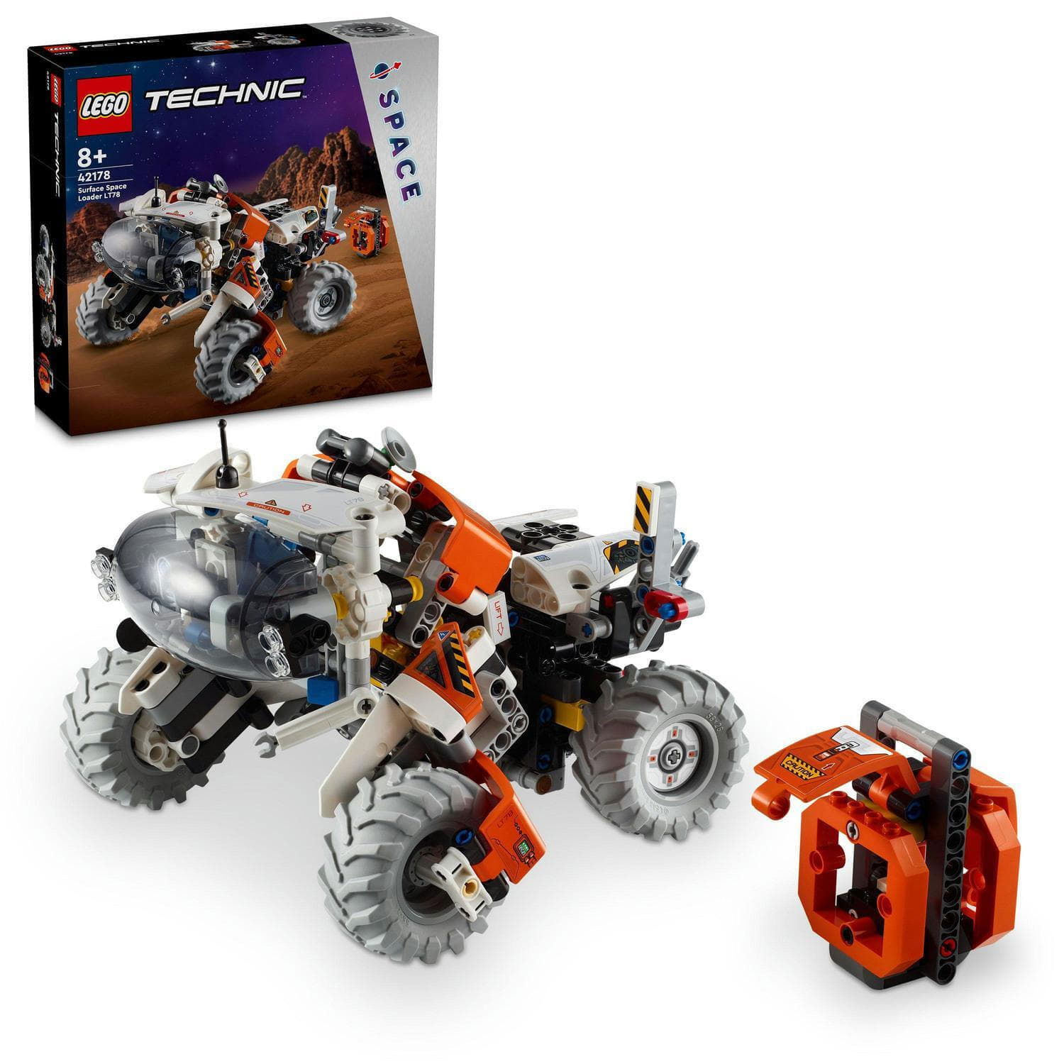 Колекционерско LEGO Technic 42178 Surface Space Loader LT78 Многоцветен | 42178LEG, 0
