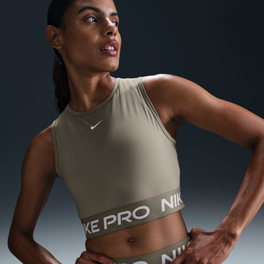 Съкратен топ Nike Dri-FIT Pro Training Crop Top Зелено | FZ3615-320, 1
