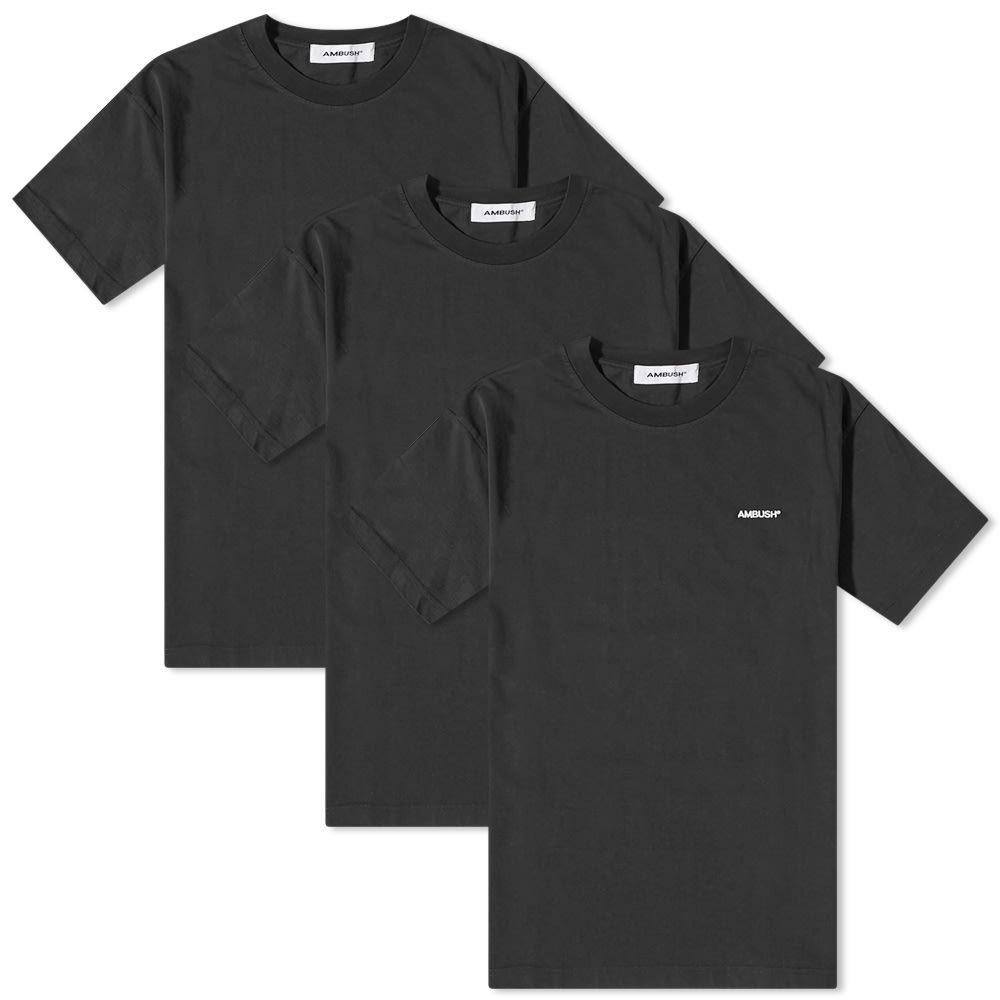Тениска Ambush 3 Pack Logo Tee Черно | BMAA060F22JER0011002, 0