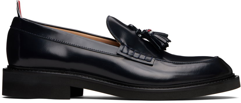 Грижа за обувките Thom Browne Thom Browne Leather Tassel Loafers Тъмно синьо | MFL069C-L0043