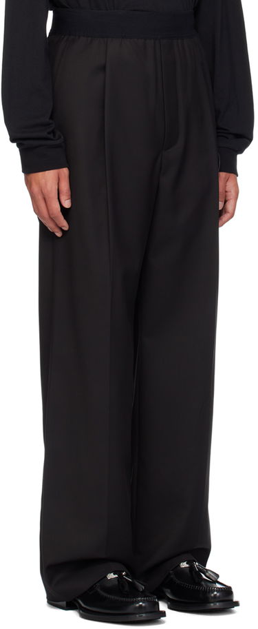 Панталони We11done Logo Straight Leg Trousers Черно | WD-PT4-20-729-U-BK, 1