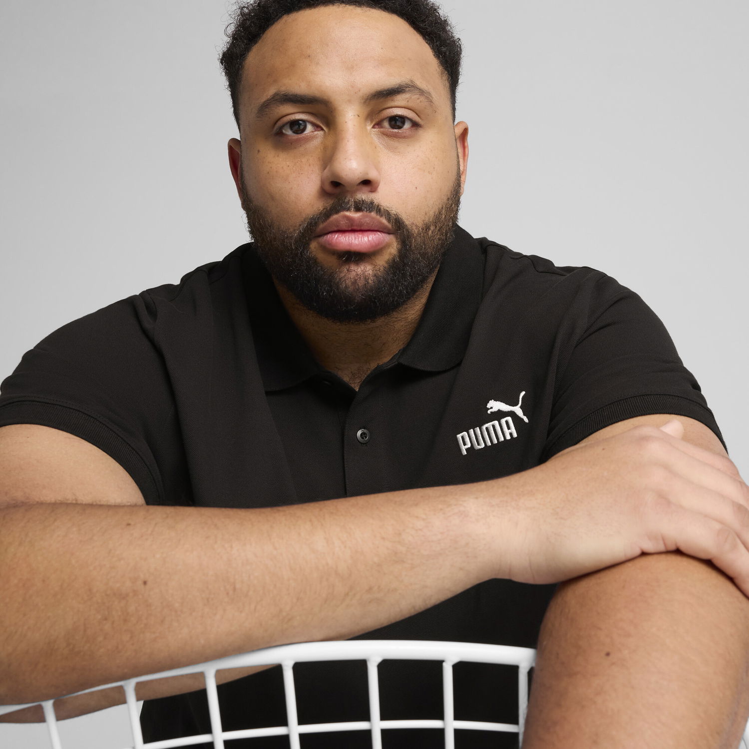 Поло тениска Puma Essentials Logo Pique Polo Черно | 682552_01, 1