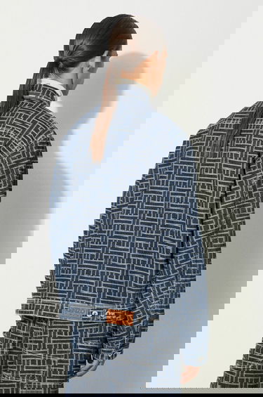 Яке KENZO Transitional Oversize Trucker Weave Denim Jacket Многоцветен | FE65DV3106J2.DD, 2