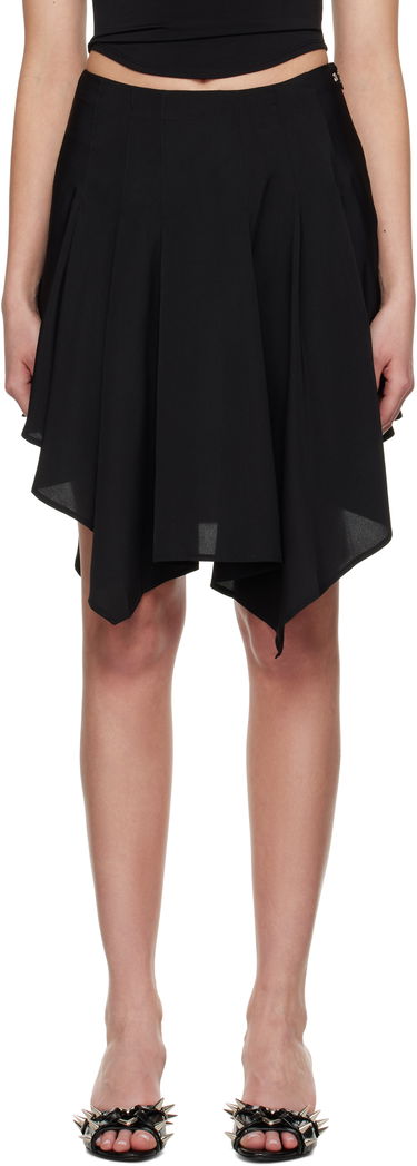 Пола Miaou Miaou Ty Asymmetrical Midi Skirt Черно | 4072GGTBLK, 0