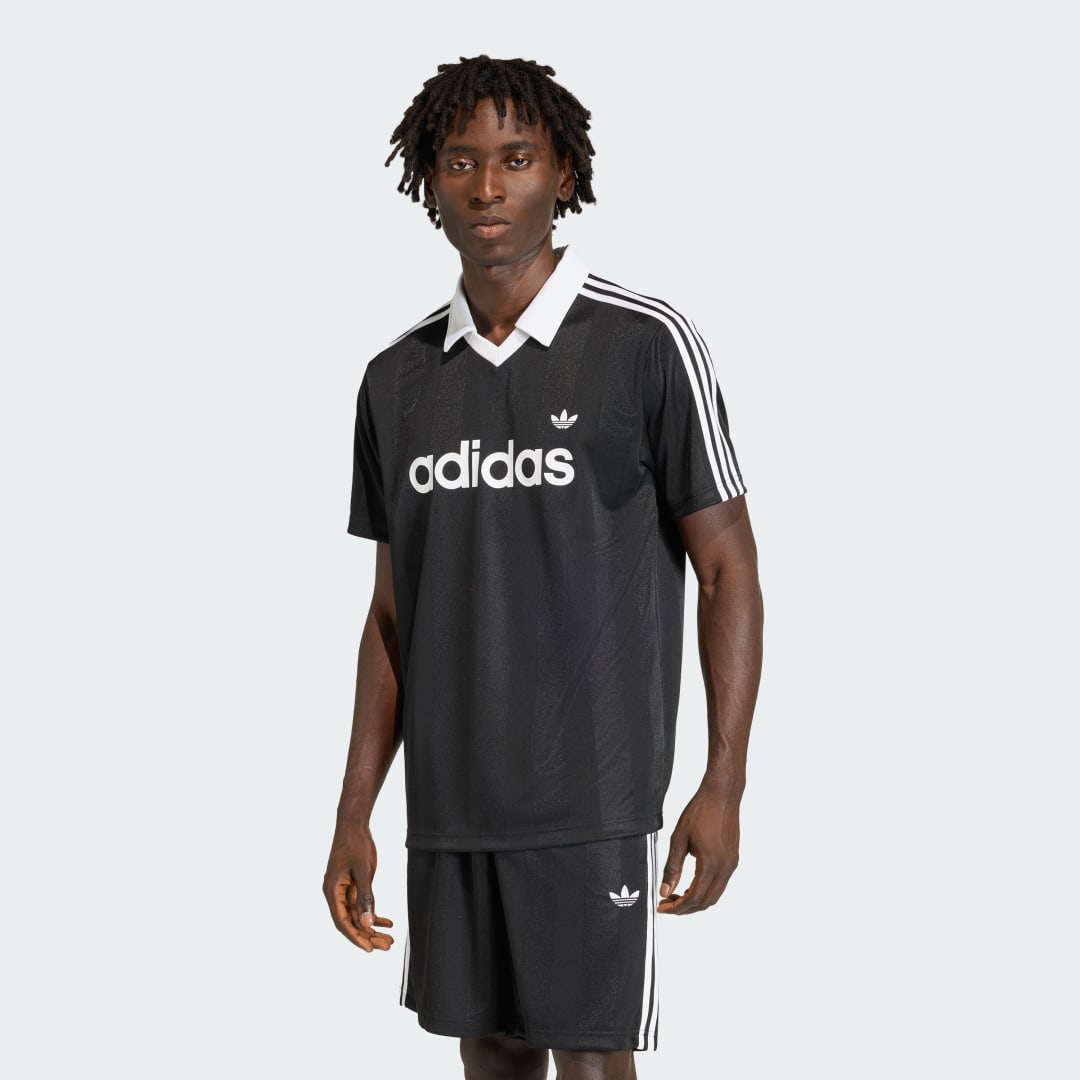 Фланелка adidas Performance Archive Collar Engineered Jersey Черно | KE3584, 0