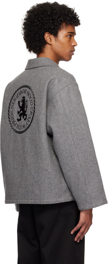 Яке Neighborhood Melton Zip Work Jacket Сиво | 242ZANH-JKM01, 2