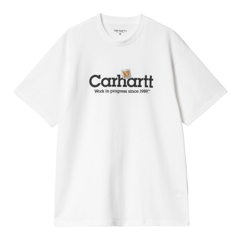 Тениска Carhartt WIP Script Label Short Sleeve T-Shirt Бяло | I034421_9